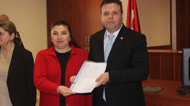 CHP Edirne Merkez İlçe Başkanı Ün mazbatasını aldı