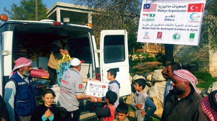 Suriyelilere yönelik yardımlar