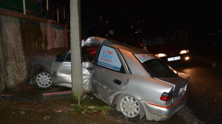İnebolu'da trafik kazası: 1 yaralı