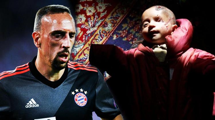 Ribery gönülleri fethetti! Kerim bebeği...
