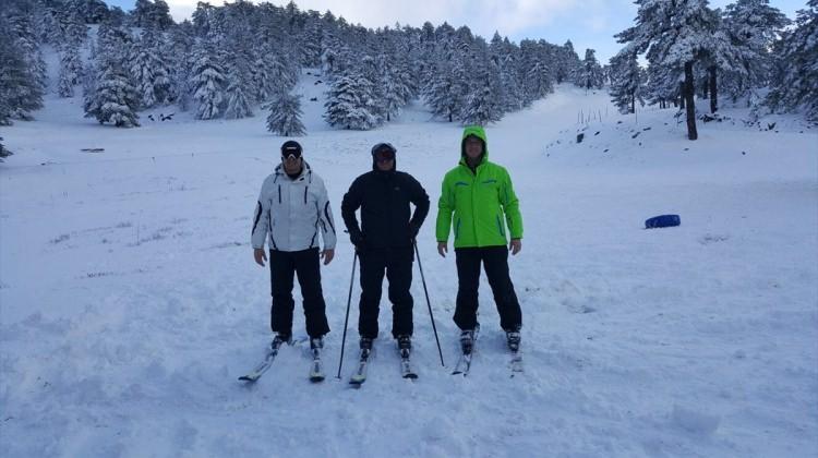 Murat Dağı Termal Kayak Merkezi'nde sezon açıldı