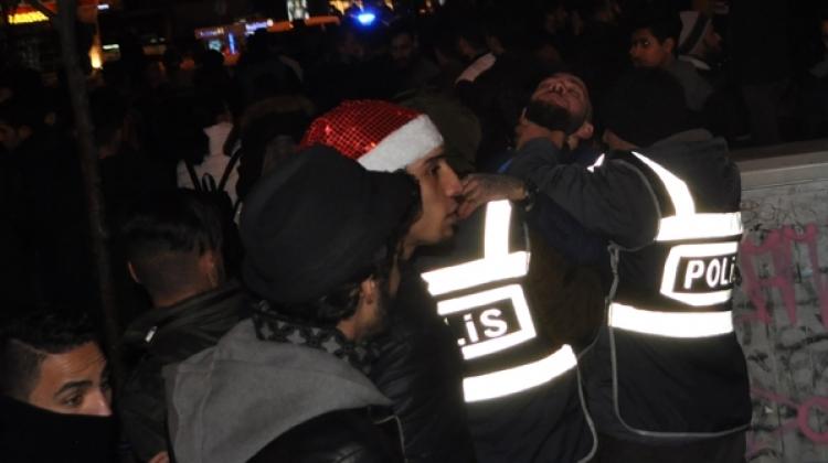 Eskişehir'de yeni yıl kutlamalarında gerginlik