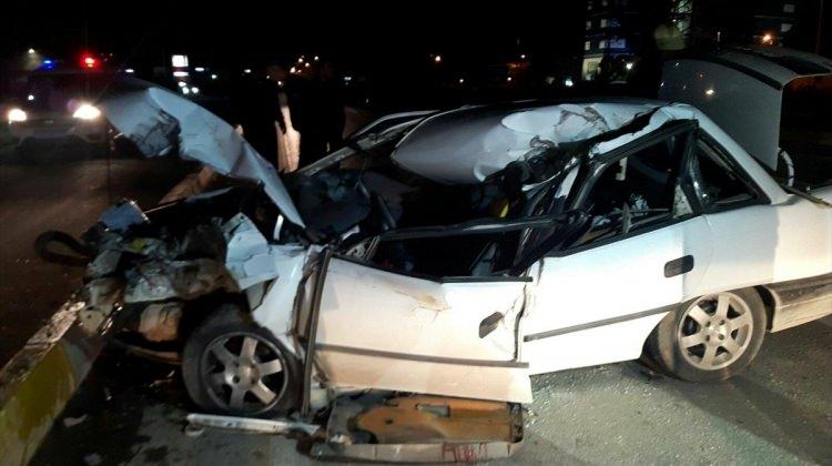 Denizli'de trafik kazası: 1 ölü, 1 yaralı
