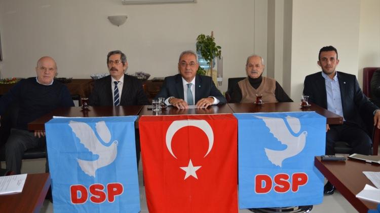 DSP Genel Başkanı Aksakal Kırklareli'nde