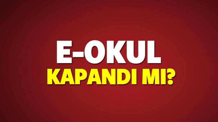 e-Okul giriş kapandı mı? (2018) MEB e-Okul neden açılmıyor?