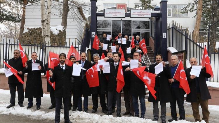 Mahalle muhtarları "Zeytin Dalı Harekatı" için gönüllü oldu