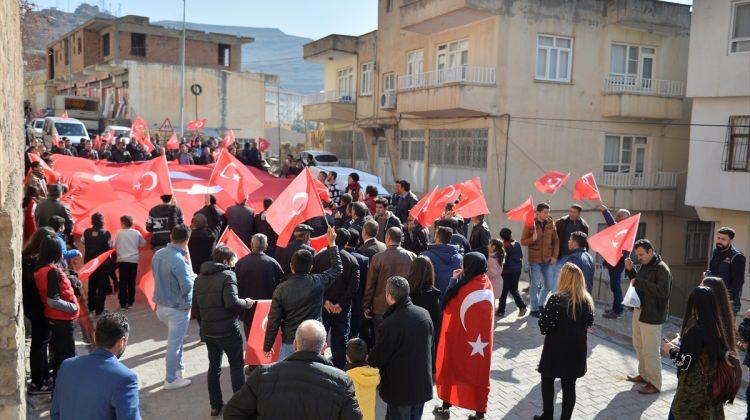 Mardin'de Zeytin Dalı Harekatı'na destek yürüyüşü