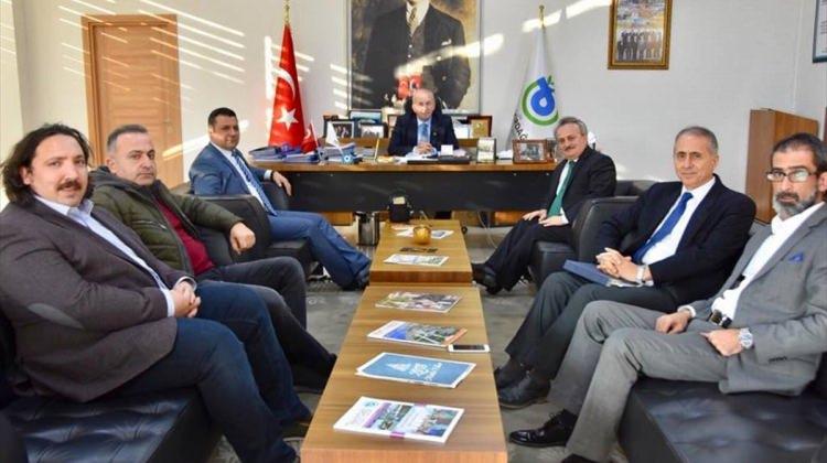 Büyükşehir Belediye Başkanı Albayrak'a ziyaret