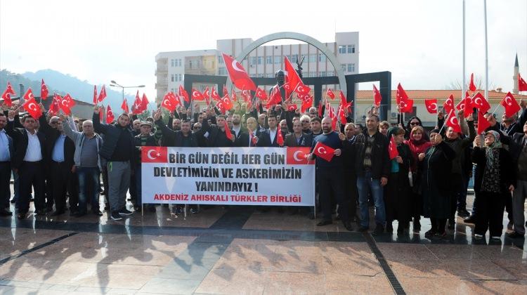 Ahıska Türklerinden Zeytin Dalı Operasyonu'na destek