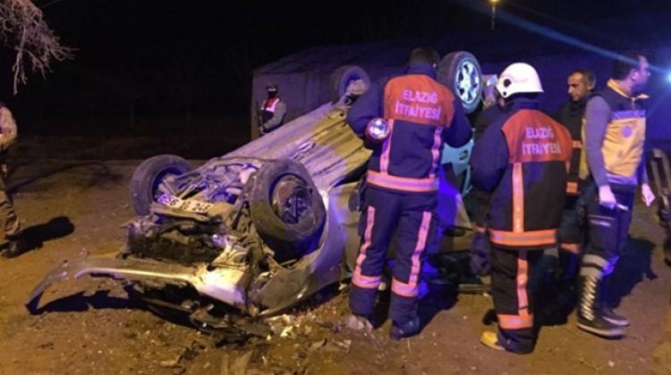 Polislerin bulunduğu araç takla attı: Şehit var
