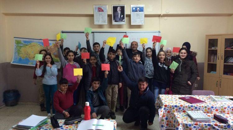 İlkokul öğrencilerinden Afrin'e mektup