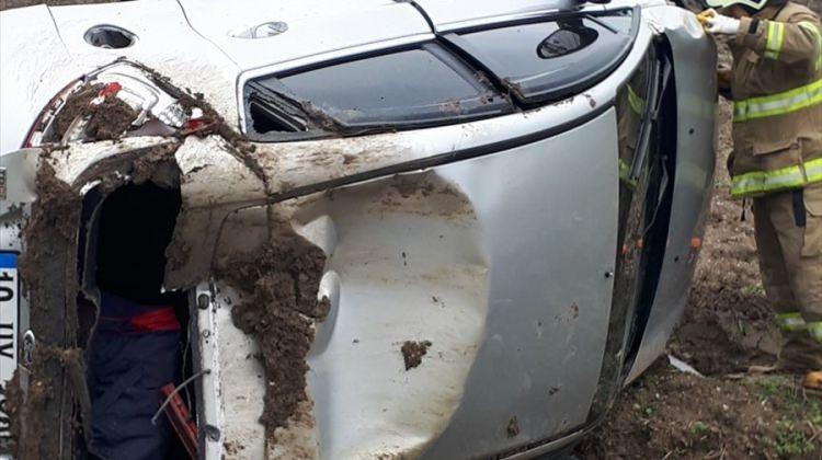 Bandırma'da trafik kazası: 1 yaralı