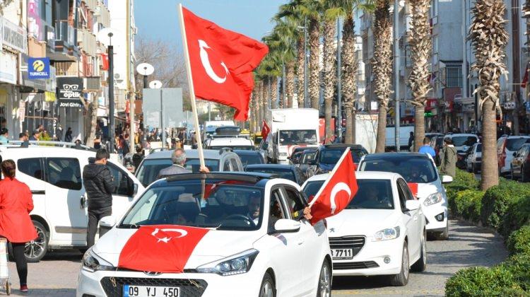 Aydın'da Zeytin Dalı Harekatı'na destek