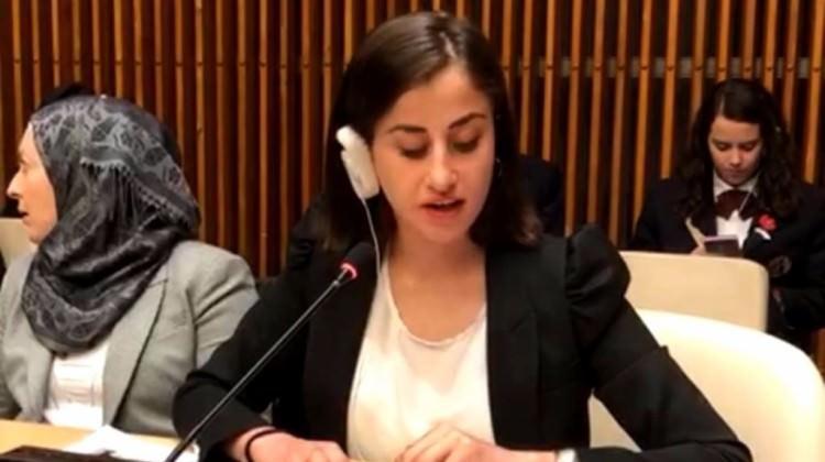 Suriyeli genç kız BM'de gönülleri fethetti