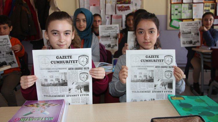Ortaokul öğrencileri gazete çıkardı