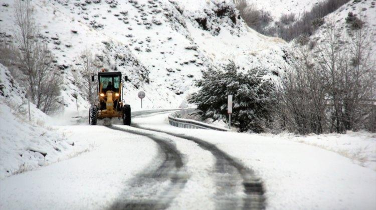 Sivas'ta kar yağışı
