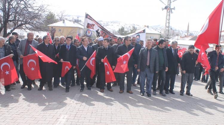 Çayıralan'da Zeytin Dalı Harekatı'na destek yürüyüşü