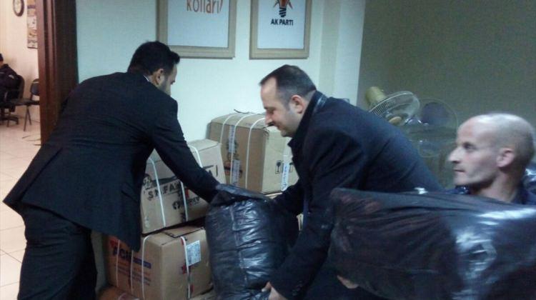 Şehitkamil AK Parti teşkilatı Şırnak'taki okula yardım gönderdi