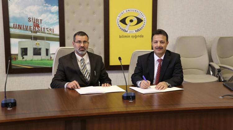 Siirt ve Asmarya üniversiteleri arasında işbirliği protokolü