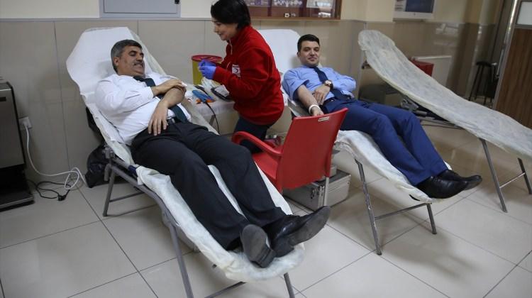 Edirne Adliyesi çalışanlarından kan bağışı