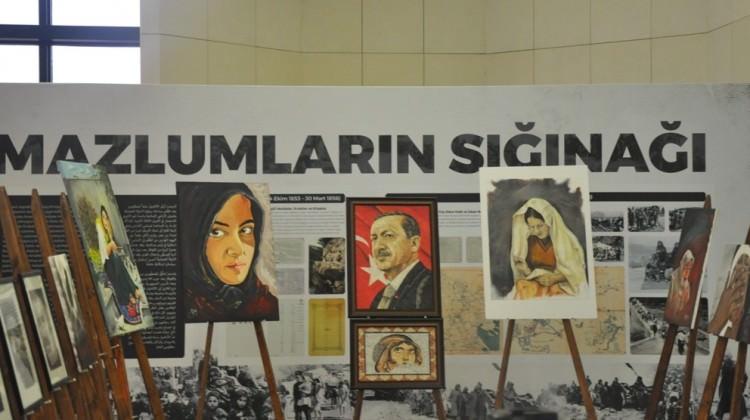 ‘Savaşın Mağduru Kadınlar’a Destek sergisi