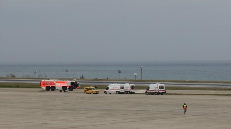 Trabzon Havalimanı acil iniş için kapatıldı