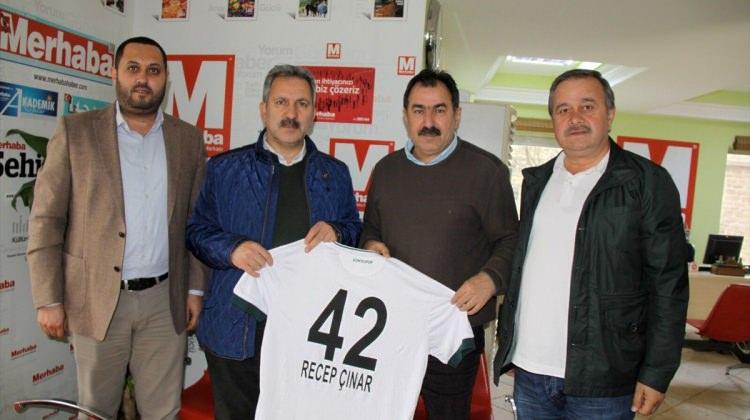 Konyaspor yönetiminden TSYD'ye ziyaret