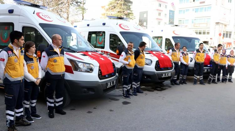 Kayseri'de yeni ambulanslar hizmete alındı
