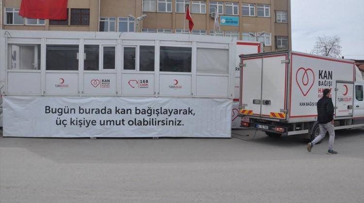 Keskin'de kan bağışı kampanyası düzenlendi