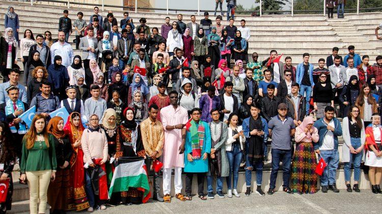 Yabancı öğrenciler Nevruz Bayramı'nı kutladı