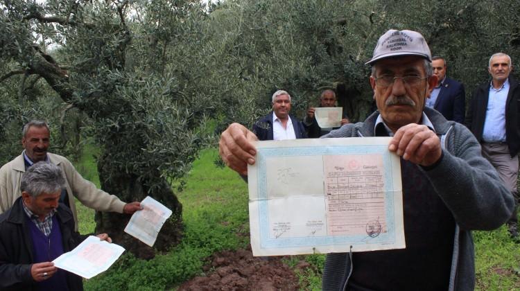 Arazilerini ormana kaptıran köylülerden eylem!
