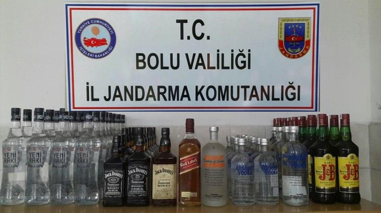 Bolu'da kaçak içki operasyonu