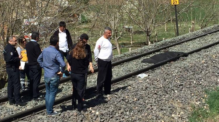 Elazığ'da yük treninin çarptığı kadın öldü
