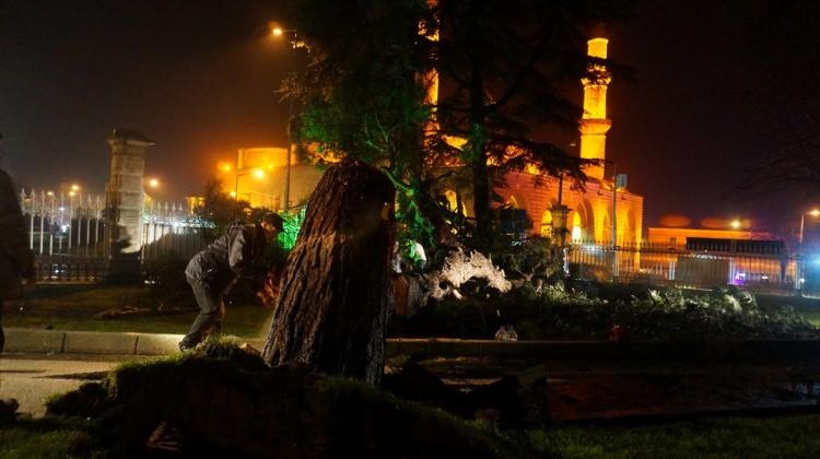 Edirne'de sağanak