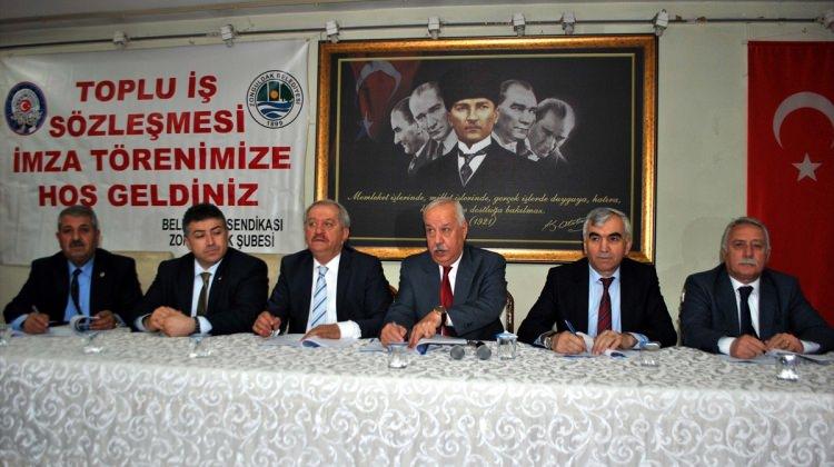 Zonguldak Belediyesinde toplu iş sözleşmesi