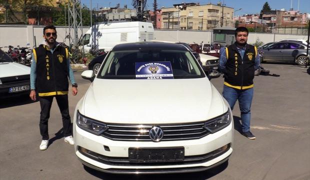 İstanbul'da çalınan otomobil Adana'da bulundu