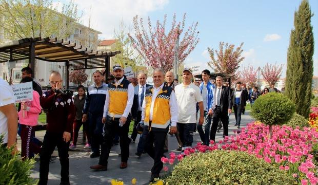 Kırşehir'de "Sağlık yaşam" yürüyüşü