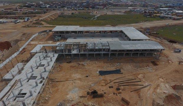 Gaziantep Et Borsası'nın kaba inşaatı tamamlandı