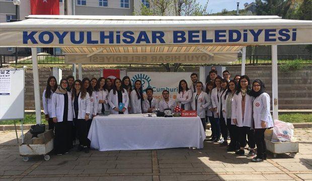 Tıp Fakültesi öğrencileri Koyulhisar ilçesini ziyaret etti
