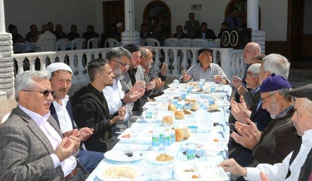 Amasya'da yağmur duası ve hayır yemeği