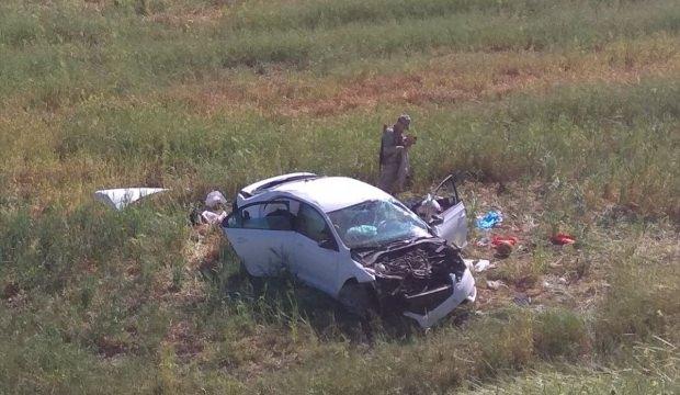 Adıyaman'da otomobil şarampole devrildi: 1 ölü, 3 yaralı