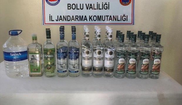 Bolu'da kaçak içki operasyonu