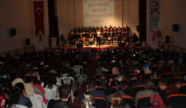 Havza'da Türk halk müziği konseri