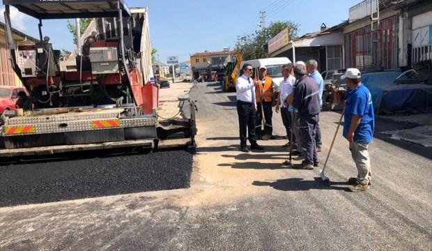 Merzifon Belediyesinin asfalt çalışmaları