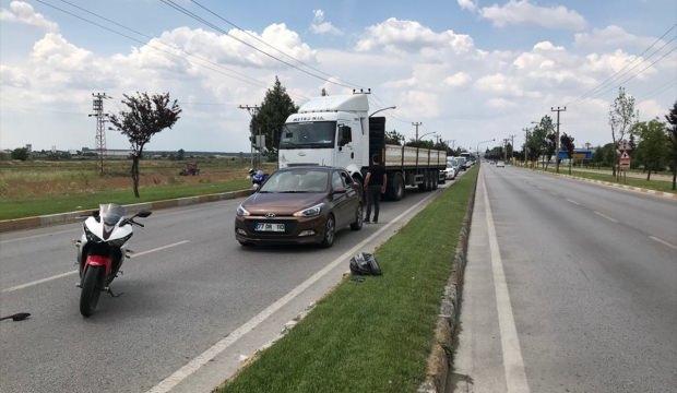 Edirne'de zincirleme trafik kazası: 1 yaralı
