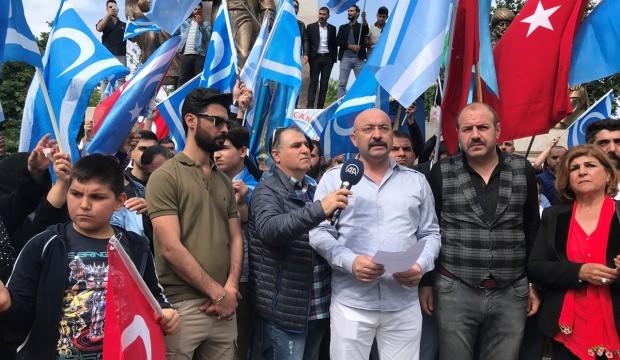 İstanbul'da "Kerkük'teki seçim sonuçları" protestosu