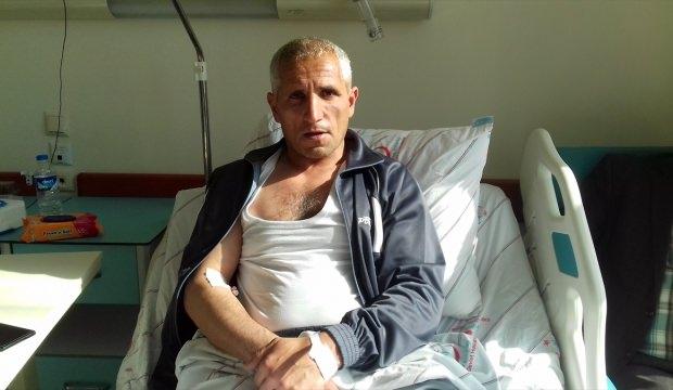 Kars'ta maganda kurşunu isabet eden işçi yaralandı
