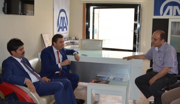 AK Parti adaylarından AA'ya ziyaret