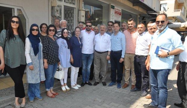 Milletvekili adayı Necip Nasır'ın Tire ziyareti
