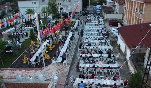Havza'da mahalle iftarı